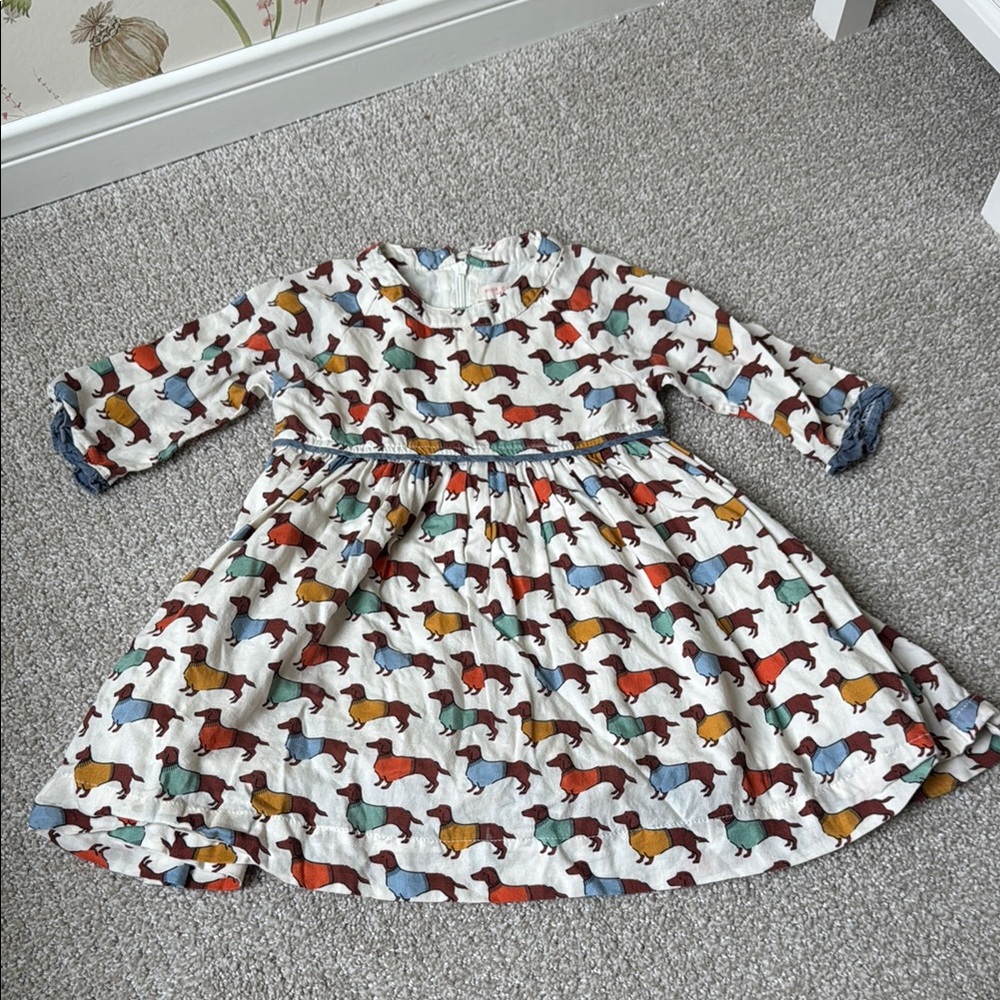Pink Chicken Dachshund Dress